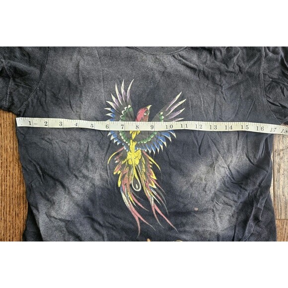 Ed Hardy Phoenix Graphic T-Shirt Black Sz Large Vtg Y2K - Picture 9 of 10